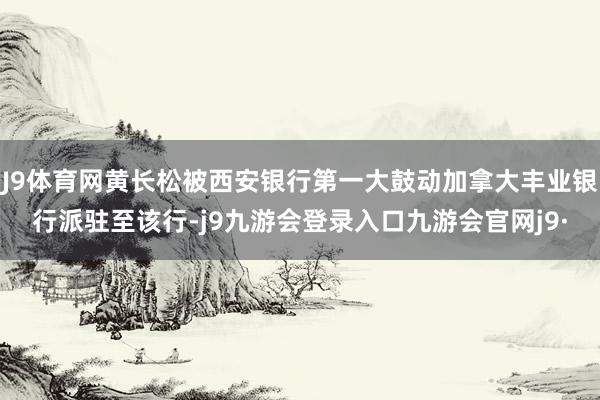 J9体育网黄长松被西安银行第一大鼓动加拿大丰业银行派驻至该行-j9九游会登录入口九游会官网j9·