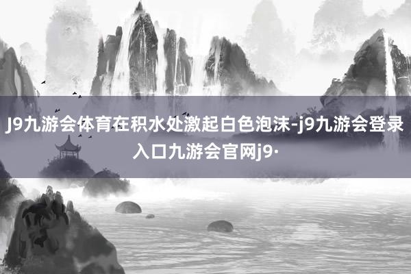 J9九游会体育在积水处激起白色泡沫-j9九游会登录入口九游会官网j9·